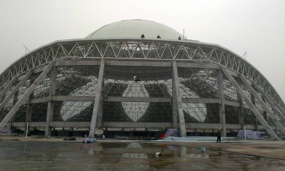 赣州温泉馆网架工程